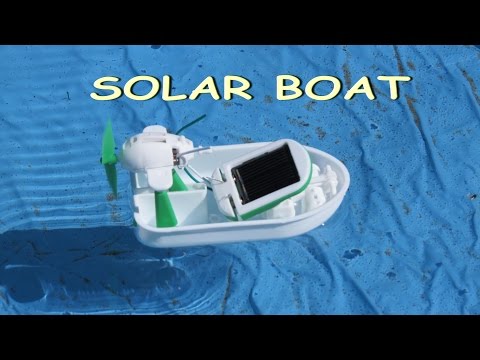 How to assemble the solar airboat / Electric robots / Solar car toy