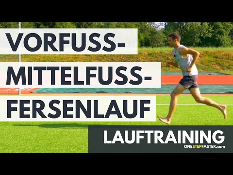 Lauftechnik: Vorfußlauf vs. Mittelfußlauf vs. Fersenlauf. Der Lauftipp für Theorie und Praxis.