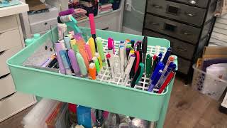 Organize my craft cart with me - Make it work for you