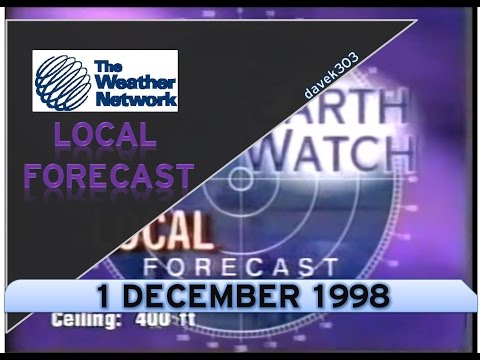 The Weather Network Local Forecast - 1 December 1998