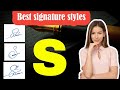 S Signature Styles S Letter Signature Style Signature With S