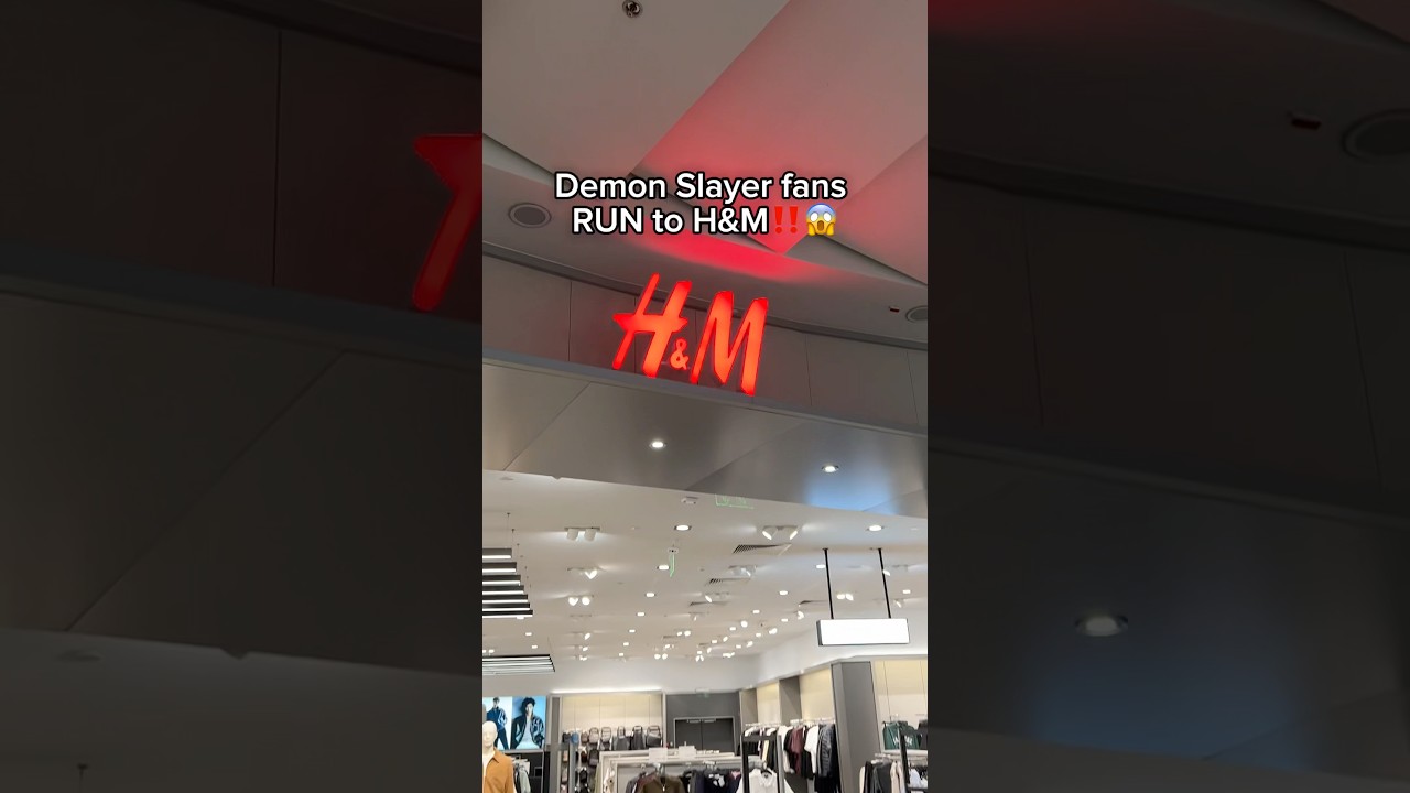 Demon Slayer X H&M‼️😱 #anime #demonslayer