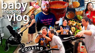 VLOG: going baby shopping, cooking w/ bestie, date night w/ my husband, a week in my normal life ❤️