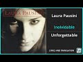 Laura Pausini - Inolvidable Lyrics English Translation - Spanish and English Dual Lyrics