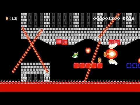 [20s] ᐸFire Bar Speedrunᐳ by Emilio!! - Super Mario Maker 2 - No Commentary 1bz