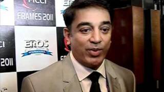 Karan Johar, Kamal Haasan, Yash Chopra at FICCI FRAMES 2011