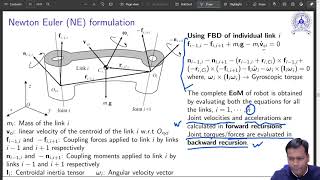 Dynamics of an Industrial Serial Robot using Newton-Euler (NE) Approach