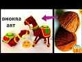 DIY Camel Decor Coconut Shell Craft Ideas Clay Mural Camel Clay Rajsthani Camel Showpiece