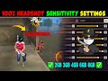 Free Fire Headshot Setting 2026 Best Sensitivity Settings ️ Sensitivity Hud Settings Free Fire