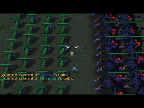 【小黄】59 Archer vs 20 Chimaera (All FullGrade)