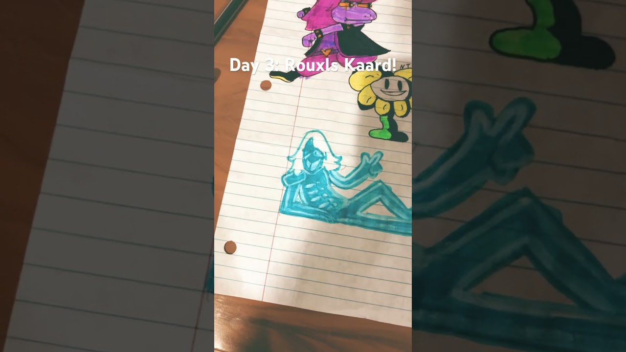 Day 3 of Daily dose of Undertale/Deltarune:Rouxls Kaard! #undertale #deltarune #rouxlskaard
