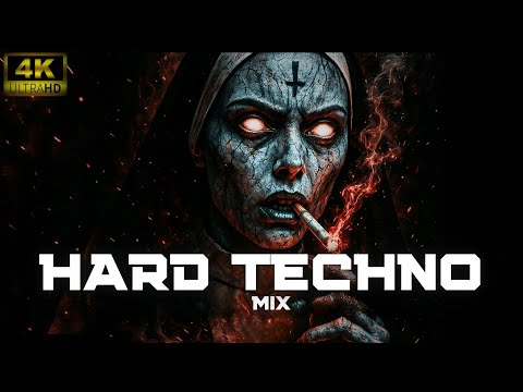 HARD TECHNO MIX | 4K Rave Visuals | w/ Remixes of Popular Songs | NEØKHIN, SANDRO CARDIO, KANɆ, ..