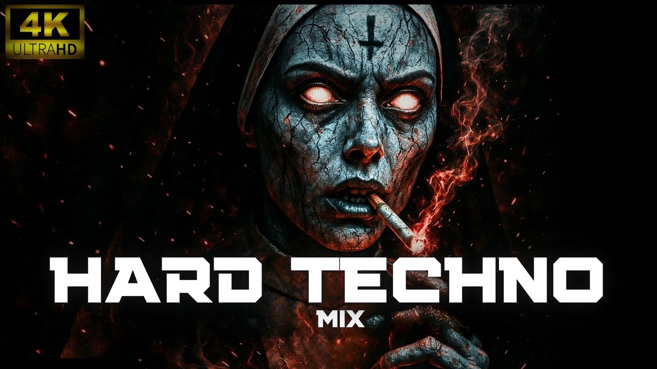 HARD TECHNO MIX | 4K Rave Visuals | w/ Remixes of Popular Songs | NEØKHIN, SANDRO CARDIO, KANɆ, ..