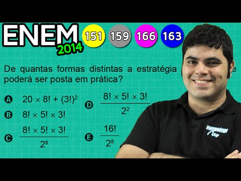 ENEM 2014 Math #28 - Permutation at the Video Store