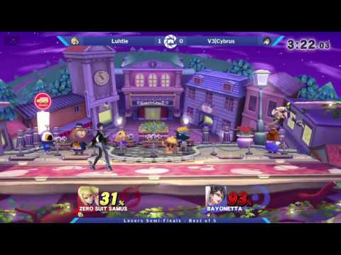 SOS40 Losers Semis - Luhtie (Zero Suit Samus) vs V3|Cybrus (Bayonetta)