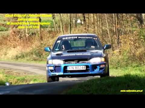 Krzysztof Czoch / Szymon Potoczek Subaru Impreza 16 Jasielski Rajd Niepodległości Jasło 11.11.2016r.