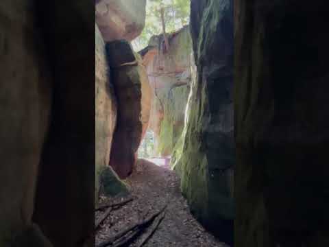 rocks on minister valley trail. southern edge of the north loop not far from the overlook