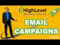 How to set up a GoHighLevel Email Campaign