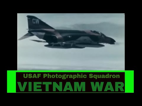 U.S. AIR FORCE PHOTOGRAPHIC SQUADRON IN VIETNAM WAR  COMBAT CAMERA AIR STRIKES  47024
