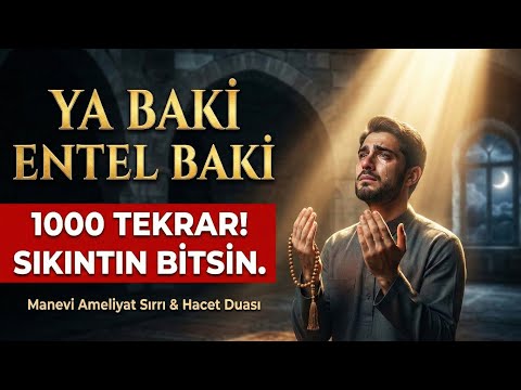 1000 Defa Ya Baki Entel Baki | En Etkili Sıkıntı ve Hacet Duası (Denenmiş Manevi Reçete)