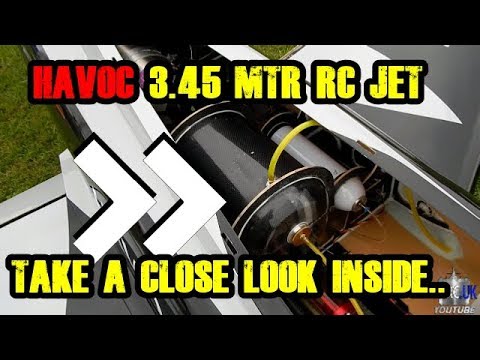 WOW!! UP CLOSE & PERSONAL WITH THE ELITE AEROSPORTS RC JET 3.45 mtr HAVOC  AMAZING PIECE OF KIT!!!