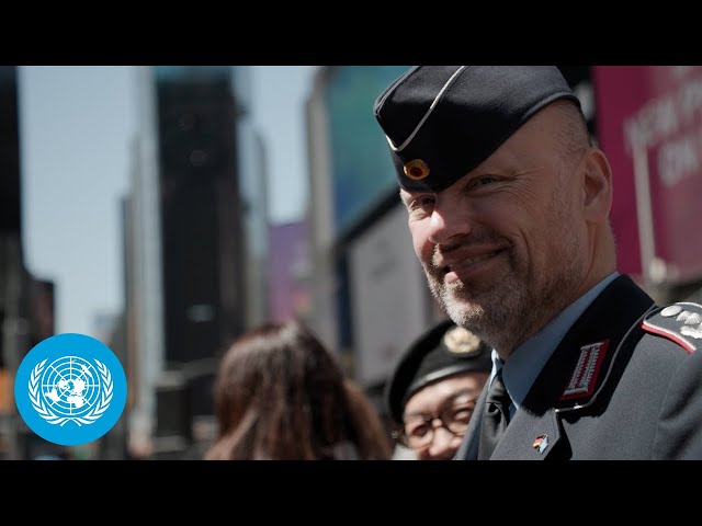 Peacekeeping Inside Out on Times Square