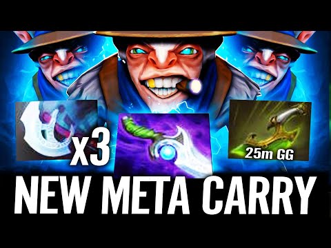 Meepo New Meta - Min 15 Diffusal Blade MAX Slow Deleted All Lane Dota 2