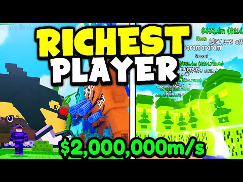 I joined the RICHEST PLAYER in Plants Vs Brainrots