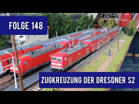 Moba Spur H0 #148 "Zugkreuzung der Dresdner S2"