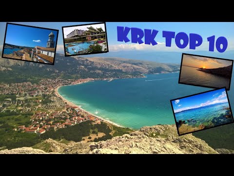 Krk sziget Horvátország Top 10 látnivaló - útikalauz (mit deutschem Untertitel)