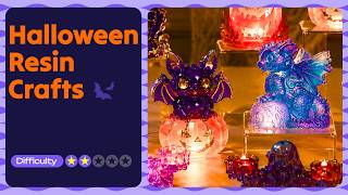 Easy Halloween Resin Crafts Tutorial | Beginner-Friendly DIY Crafts Ideas