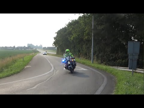 P1,Politie Motor met spoed naar een ongeval in Kamperland!