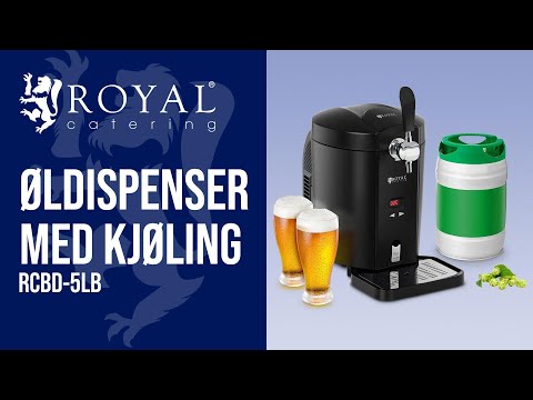 video - Øldispenser med kjøling - 5 L - 2 to 12 °C