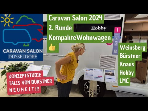 Caravan Salon Düsseldorf 2024❗️Kompakte Wohnwagen Modelle die gefallen👍 Plus Neuheit Vorstellung❗️