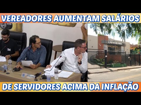 VEREADORES de Ouro Fino aumentam SALÁRIO de funcionários ACIMA da INFLAÇÃO 