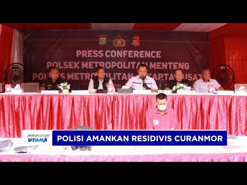 POLISI AMANKAN RESIDIVIS CURANMOR