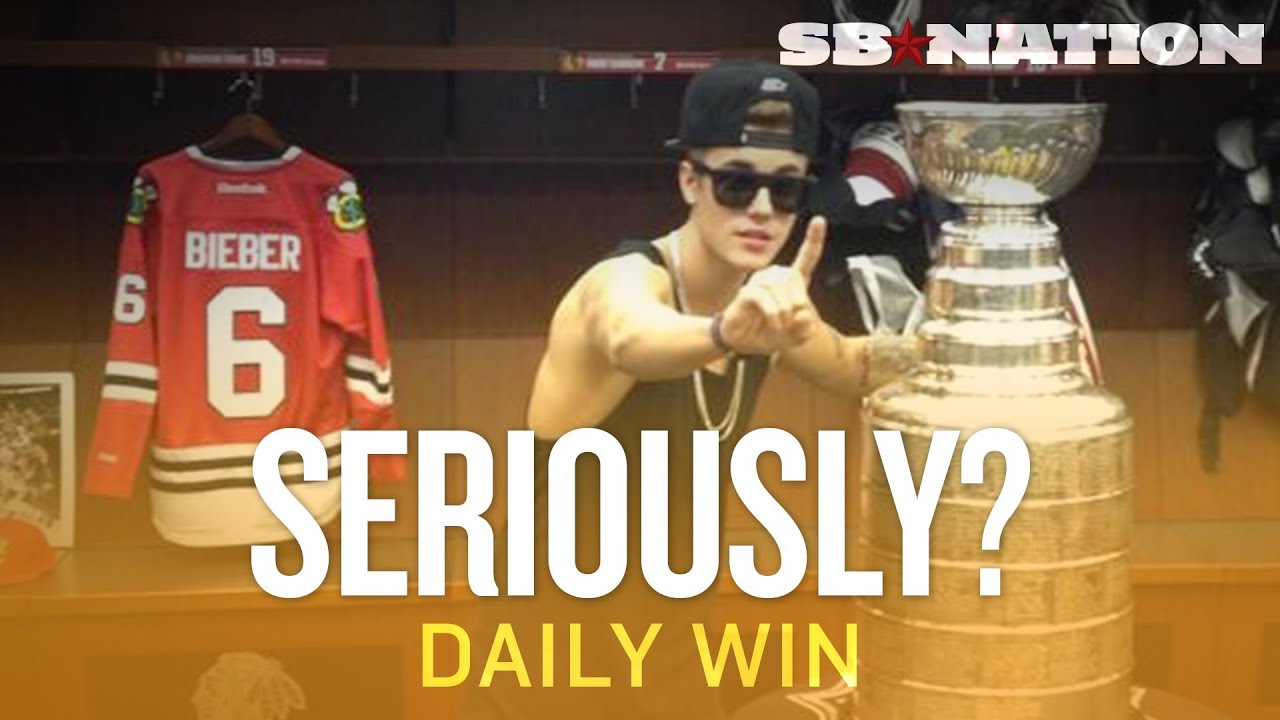 Justin Bieber Tarnishes Stanley Cup - The Daily Win thumbnail