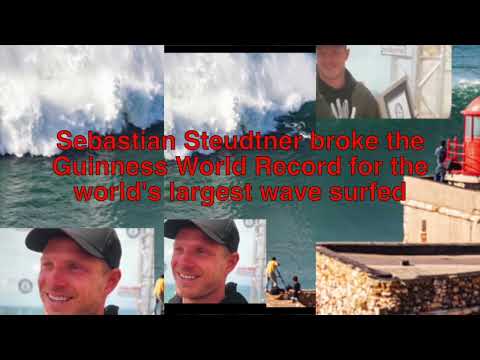 Sebastian Steudtner broke Guinness World Record for the world's largest wave surfed, 86ft #shorts