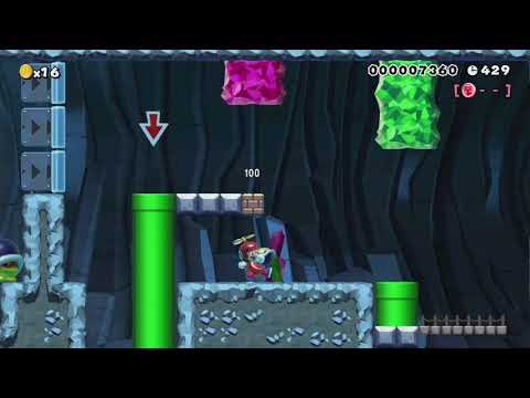 BuzzyBeetle UnderGround　メットたちの地下 by つきこ - Super Mario Maker - No Commentary 1bo