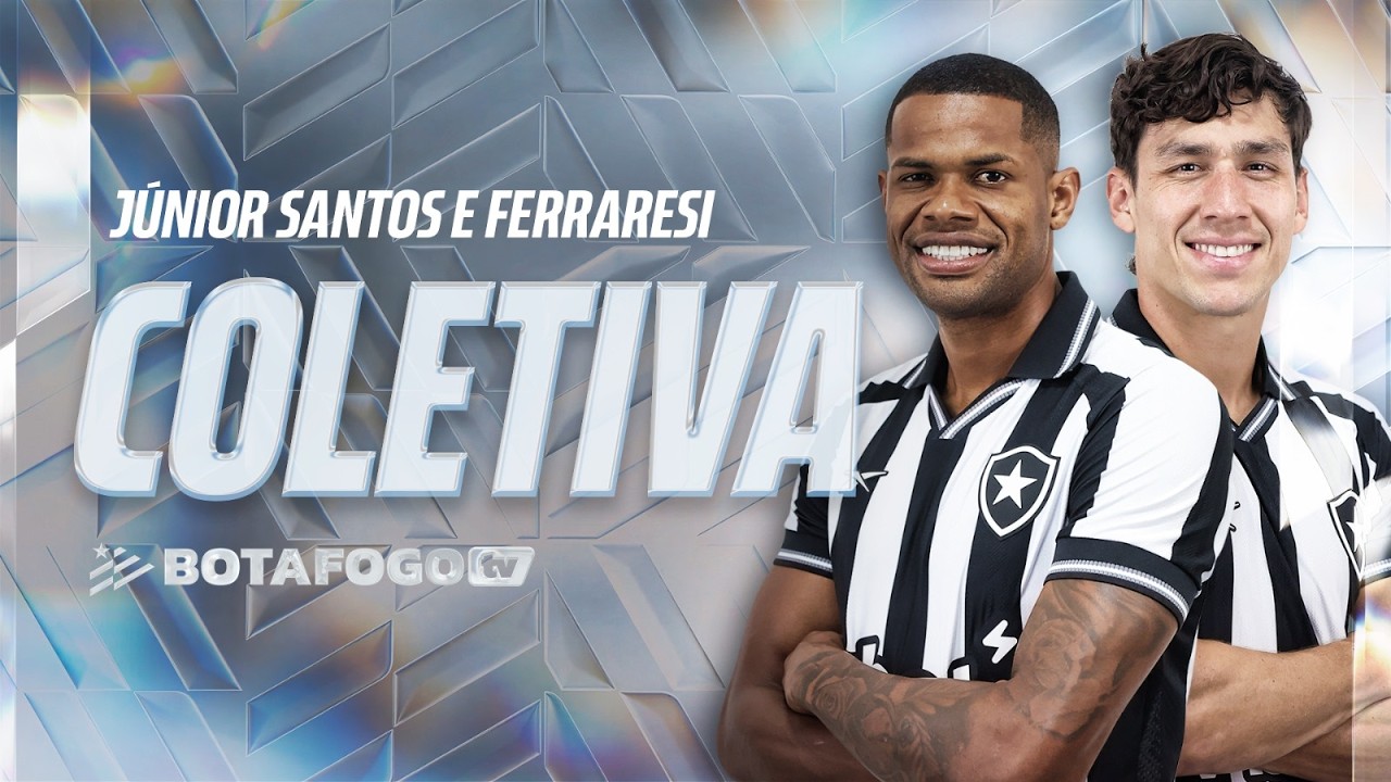 AO VIVO | Botafogo apresenta oficialmente reforços Júnior Santos e Ferraresi