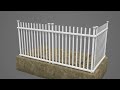 Burbank Vinyl Picket Fence Installation and Assembly