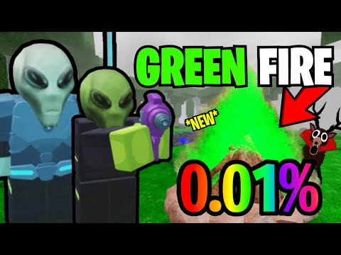 I Used The *NEW* GREEN FLAME to SPEEDRUN 99 Nights in The Forest!