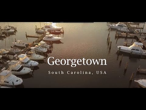 Georgetown SC - Sunrise to Sunset - Drone footage