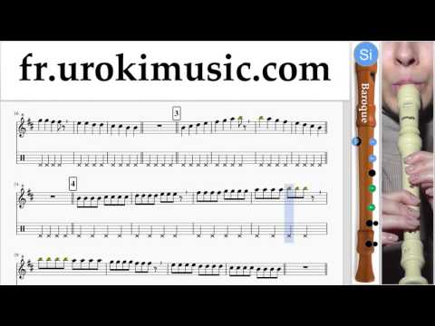 Cours de Flute à bec B. Shakira Can't Remember to Forget You Partie#1 Partitions Mélodie Сhansons