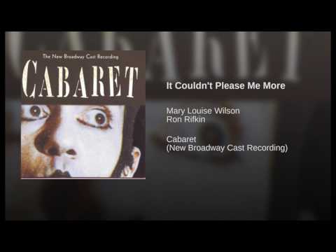 Mary Louise Wilson performing It Couldn't Please Me More