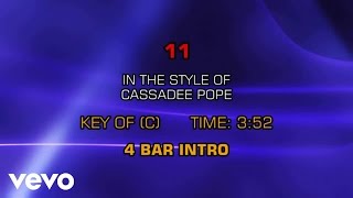 Cassadee Pope - 11 (Karaoke)