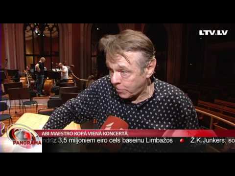 Abi maestro kopā vienā koncertā