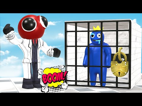Rainbow Friends Rescue Rainbow Friends Roblox From Cage Game @scaryteacher3dhalloween