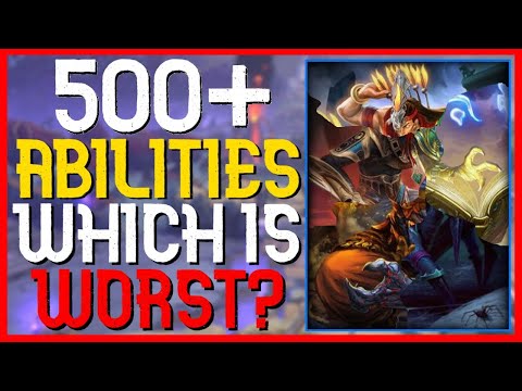 What is the WORST ABILITY for Every Slot in SMITE? (And a Fake God Made Out of Them!)