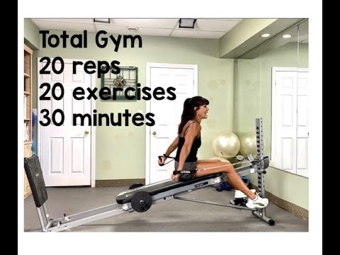 Total Gym 20! 20 exercises 20 reps each all done in 30 minutes!